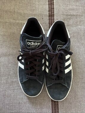 adidas Black & White Campus Suede Men’s Sneakers
